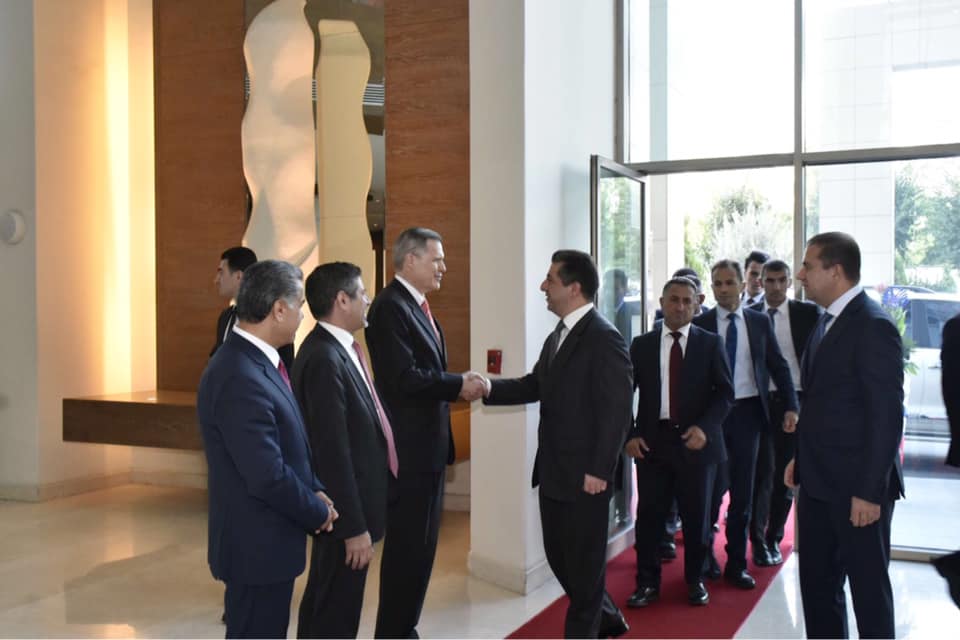 Senior Kurdish officials and US diplomats celebrate the 4th of July - America’s Independence Day - in Erbil, July 3, 2019. (Photo: Nechirvan Barzani's press office)